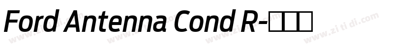 Ford Antenna Cond R字体转换
